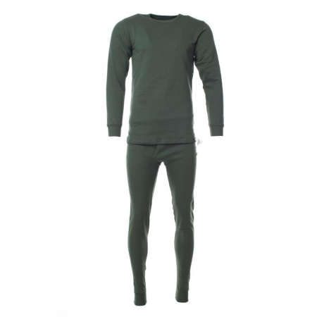 Белье нательное трикотаж хб оливковый с начесом (размер 56-58, рост  182-188)