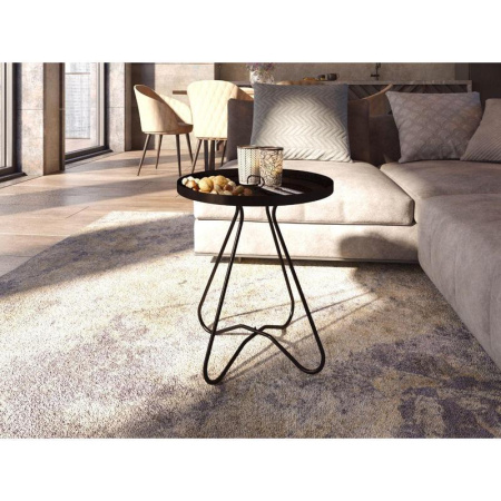 Стол журнальный Sheffilton SHT-CT3 (черный, 400х400х450 мм)