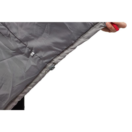 Жилет утепленный мужской Статус-ЖЛ серый/красный (размер 50, рост  170-176)