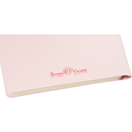 Ежедневник недатированный Bruno Visconti Madrid искусственная кожа А5  136 листов розовый (145х212 мм)