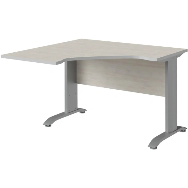 Рабочая станция Swift левая (дуб шамони светлый/серый, 1200х1200х750 мм)