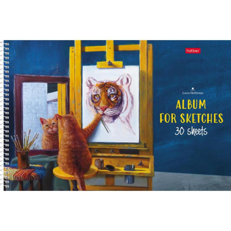 Альбом для рисования Hatber Узнай себя А4 30 листов (обложка в  ассортименте)