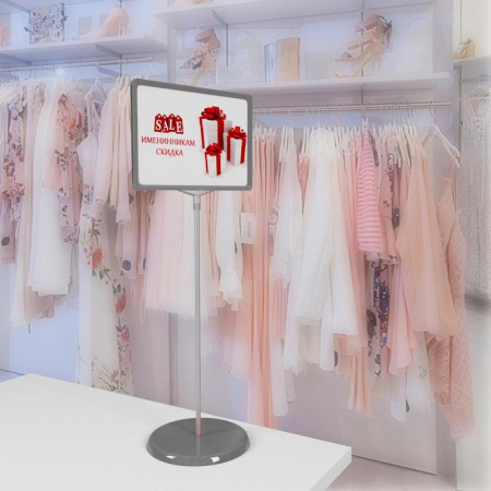 Ценникодержатель Attache напольный двухсторонний А4 210x300 мм