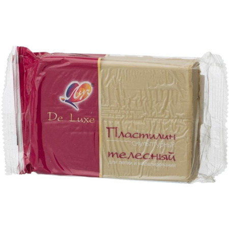 Пластилин скульптурный Луч телесный 300 грамм