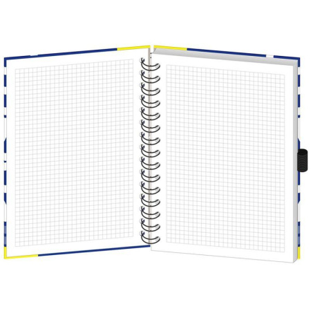 Бизнес-тетрадь Mariner Bright А5 120 листов красная в клетку на спирали  (148х205 мм) Бизнес-тетрадь Mariner Bright А5 120 листов красная в клетку на спирали  (148х205 мм)