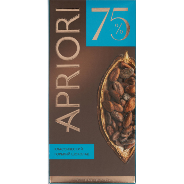 Шоколад Apriori горький 75% какао 85г