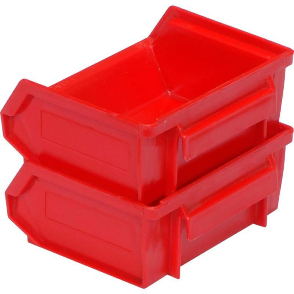 Ящик (лоток) универсальный полипропиленовый 96x105x45 мм красный