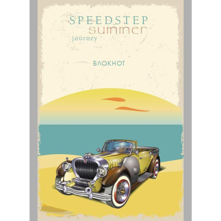 Блокнот Апплика Автомобиль А6 32 листа в клетку на скрепке