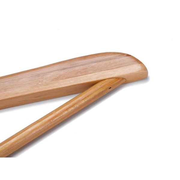 Вешалка-плечики деревянная Attache с перекладиной натуральная (размер 48-50)