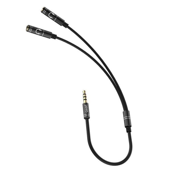 Удлинитель Pero mini jack 3.5 mm - mini jack 3.5 mm - mini jack 3.5 mm  (4603768350668)