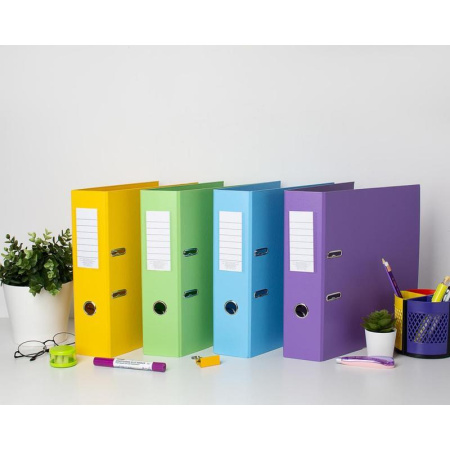 Папка-регистратор Attache Bright colours 80 мм голубая Папка-регистратор Attache Bright colours 80 мм голубая