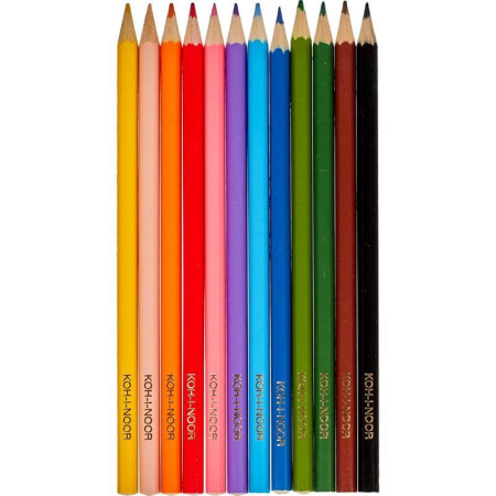 Карандаши цветные Koh-I-Noor, 12 цветов Карандаши цветные Koh-I-Noor, 12 цветов