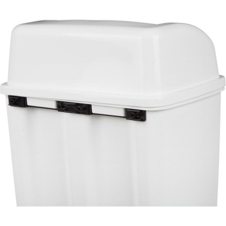 Корзина для мусора Luscan Professional настенная 23 л белая (артикул производителя 3521W)