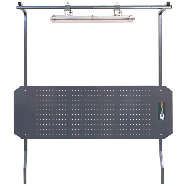Экран со светильником КМК Toollbox T 1500 (базальтово-серый,  1388х105х1500 мм)