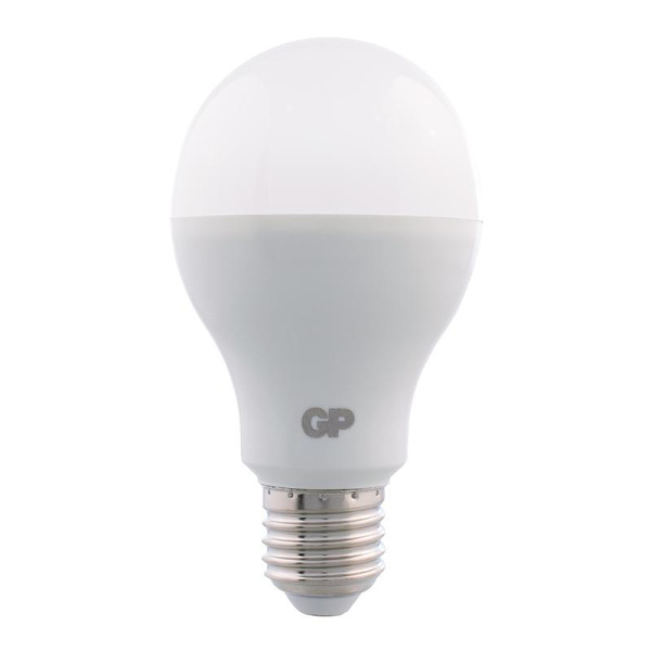 Лампа светодиодная GP 14 Вт Е27 грушевидная 2700К теплый белый свет