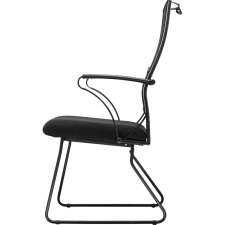 Конференц-кресло Ergolife Sit Air чёрный (ткань, металл чёрный)
