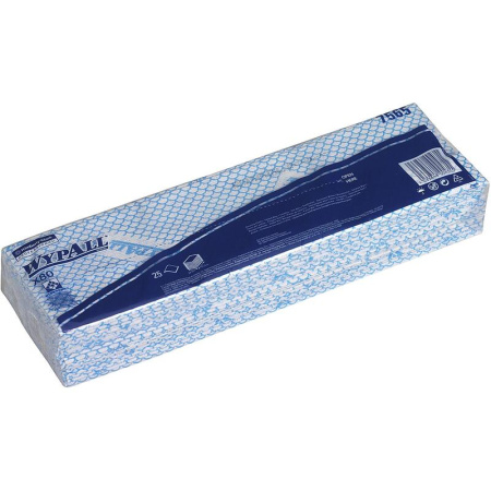 Нетканый протирочный материал Kimberly-Clark WypAll X80 синий