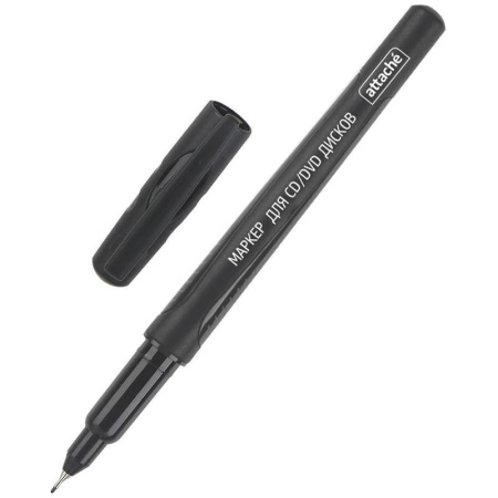 Маркер для CD ATTACHE черный 0,5 мм Маркер для CD ATTACHE черный 0,5 мм