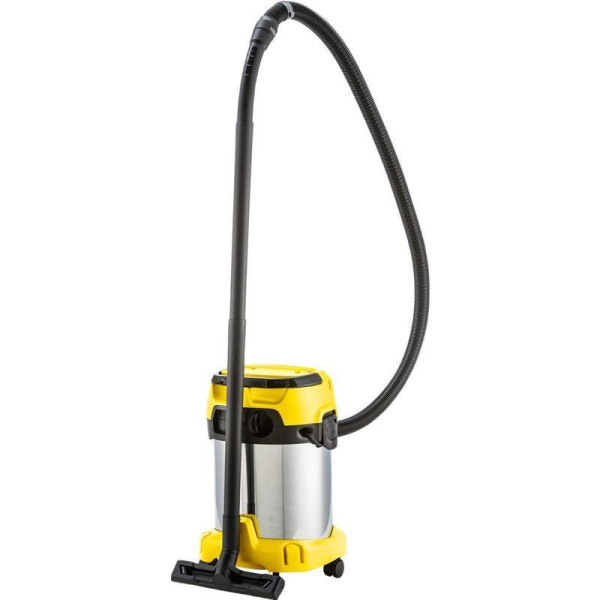 Пылесос Karcher WD 3 S желтый/черный (200 Вт, 77 ДБ)