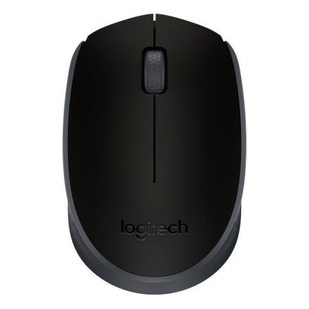 Мышь беспроводная Logitech M171 черно-серая (910-004643)