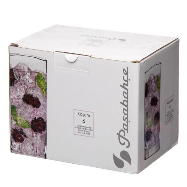 Набор стаканов (хайбол) Pasabahce стеклянные высокие 260 мл (6 штук в  упаковке)