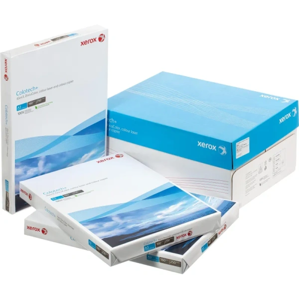 Бумага для цветной лазерной печати Xerox Colotech + ( A3, 160 г/кв.м,  250 листов, 003R94657)
