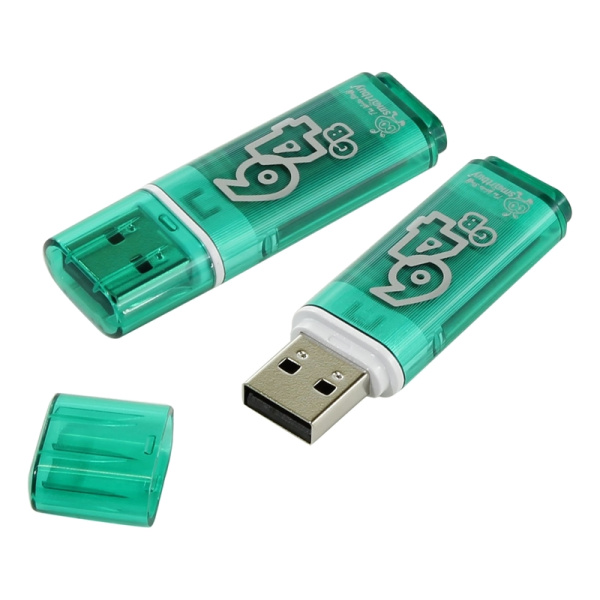 Флеш-память USB 2.0 64 Гб Smartbuy Glossy (SB64GBGS-G)