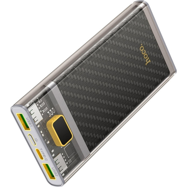 Внешний аккумулятор (power bank) Hoco J103 Discovery Edition 10000 мАч  черный (J103 DISCOVERY EDITION GRAY)