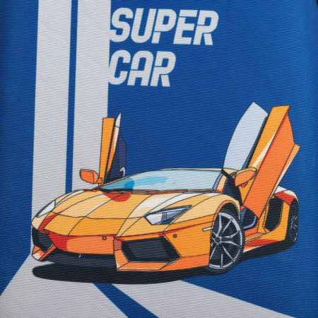 Ранец Комус Класс Light Super car синий с двумя отделениями