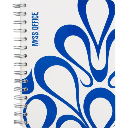 Бизнес-тетрадь Attache Selection Miss Office А5 белый 120 листов в  клетку на спирали (160х193 мм)