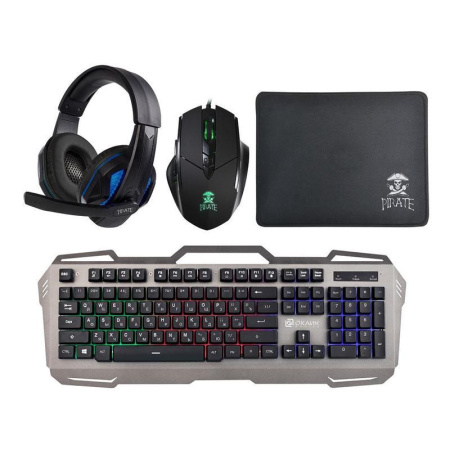 Комплект клавиатура и мышь Oklick PIRATE (HS-HKM300G)