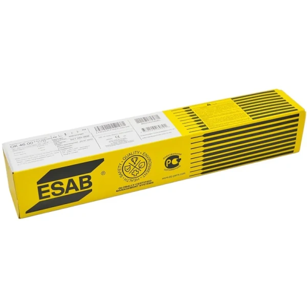 Электроды ESAB OK 46.00Р 2.5 мм 2.5 кг (4600253WE2) Электроды ESAB OK 46.00Р 2.5 мм 2.5 кг (4600253WE2)