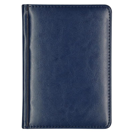 Ежедневник недатированный Attache Sidney Nebraska искусственная кожа A6+  136 листов синий (110х155 мм)