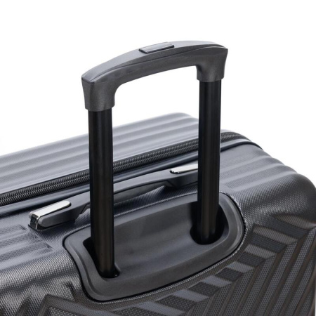 Чемодан Torber Lama 62 литра пластик черный (T1919M-Black) Чемодан Torber Lama 62 литра пластик черный (T1919M-Black)