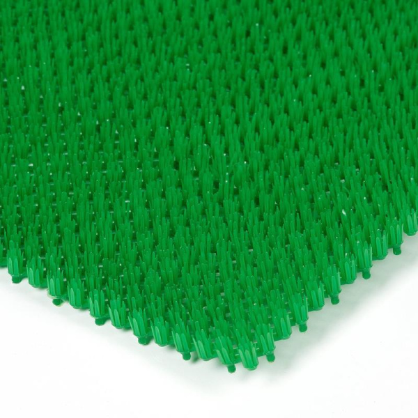 Коврик входной грязезащитный Травка из ПЭ 100x1200 см зеленый