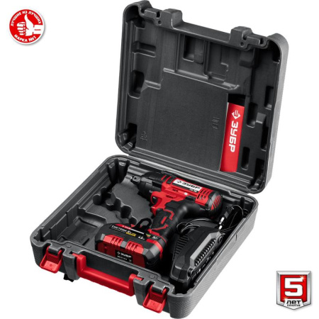 Гайковерт аккумуляторный ЗУБР ГУЛ-255-41