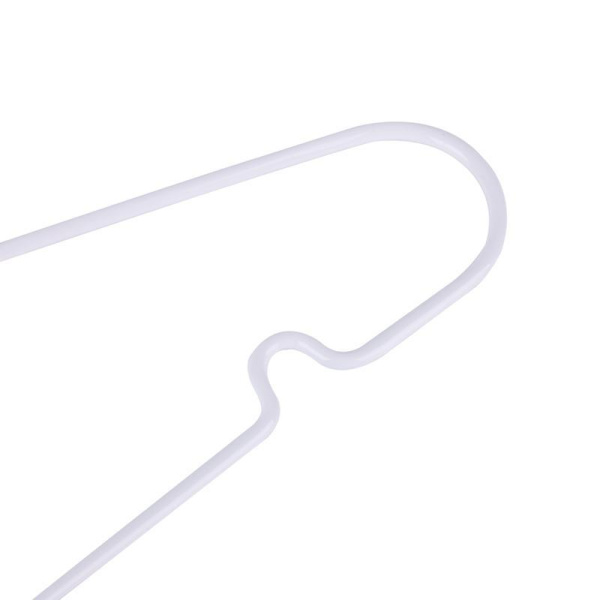 Вешалка-плечики металлическая Attache с перекладиной белая (размер 48- 50, 10 штук в упаковке)