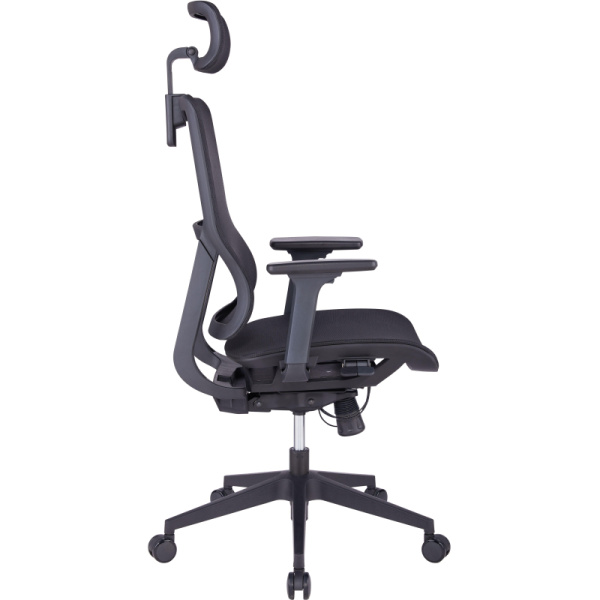 Кресло для руководителя Easy Chair 601 MC чёрное (сетка, пластик)