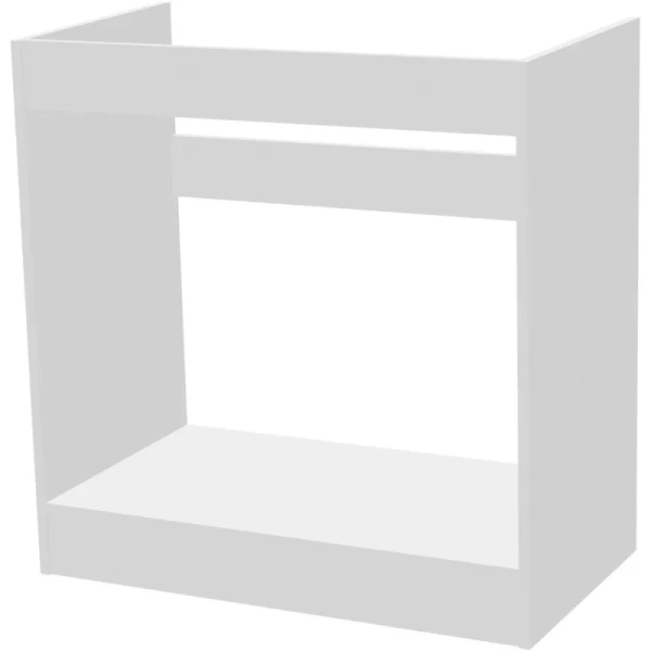 Шкаф кухонный напольный ТК-08М для мойки (венге/белый, 800x446x820 мм)