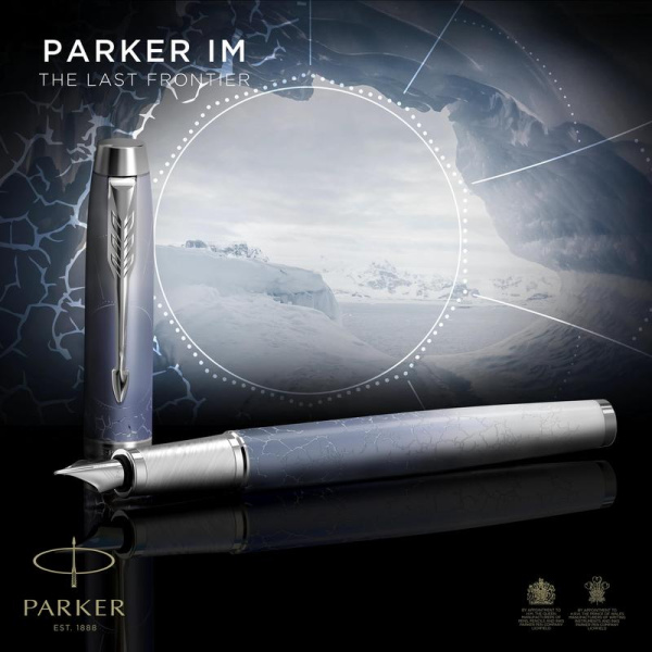 Ручка перьевая Parker Polar цвет чернил черный цвет корпуса голубой  (артикул производителя 2153003)