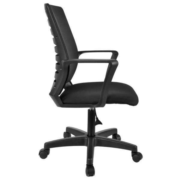 Кресло офисное WEBSTAR GTP чёрное (сетка/ткань, пластик)