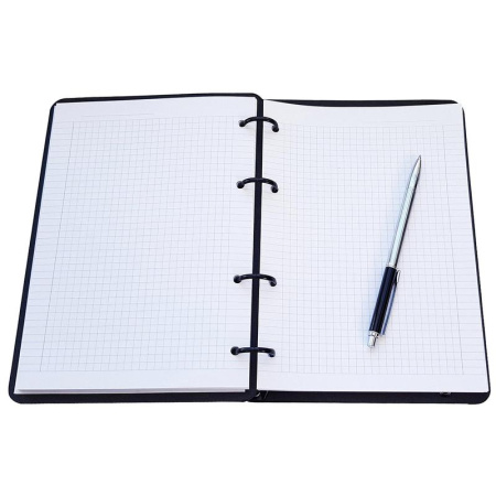 Бизнес-тетрадь Infolio Study Window A5 120 листов в клетку на кольцах  (155x212 мм)