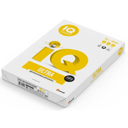 Бумага для офисной техники IQ Ultra (А3, марка A, 80 г/кв.м, 500 листов)