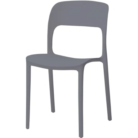 Стул обеденный Eclipse серый (пластик)