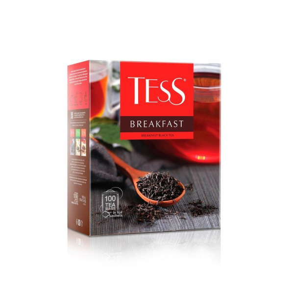 Чай Tess Breakfast черный 100 пакетиков