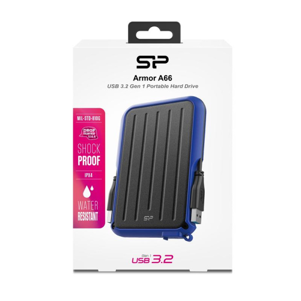 Внешний жесткий диск HDD Silicon Power Armor A66 5 Тб (SP050ТбPHD66LS3B)