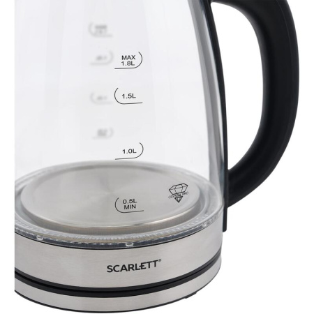 Чайник электрический Scarlett SC-EK27G35 серебристый Чайник электрический Scarlett SC-EK27G35 серебристый