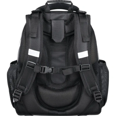 Ранец Комус Класс Basic Медвежонок анатомический чёрный с двумя  отделениями