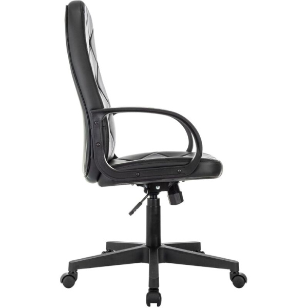 Кресло для руководителя Easy Chair 602PU черное (экокожа, пластик)