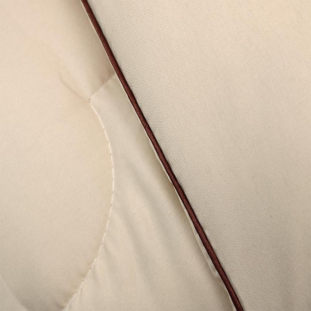 Одеяло 172х205 см верблюжья шерсть/микрофибра с атласным кантом